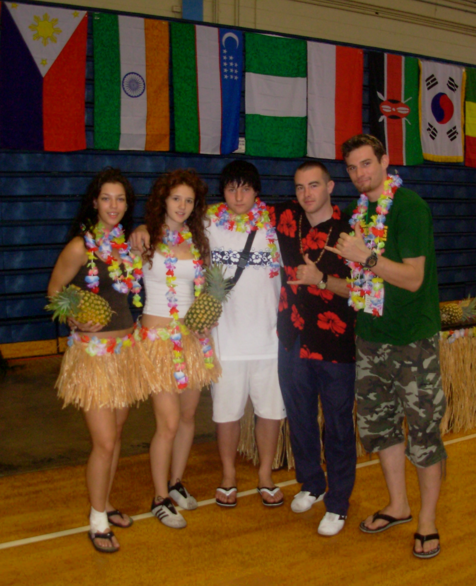 Teams from Austria and Croatia at the Maui Open